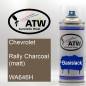 Preview: Chevrolet, Rally Charcoal (matt), WA646H: 400ml Sprühdose, von ATW Autoteile West.